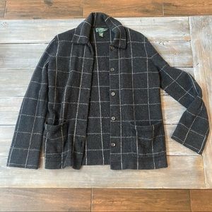Ralph Lauren Grandpa Cardigan Medium Lambswool
